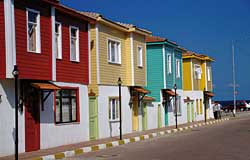 Häuserfront in Ayancik, Sinop
