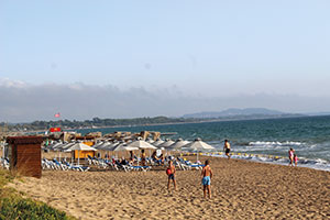 Strandansicht im Westen des Peloponnes