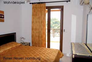 Schlafzimmer in der Ferienwohnung Esperides auf Alonissos
