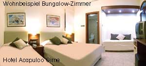 Bungalow-Zimmer im Hotel Acapulco bei Girne in Nordzypern
