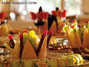 Mahlzeiten im Hotel Acapulco bei Girne in Nordzypern