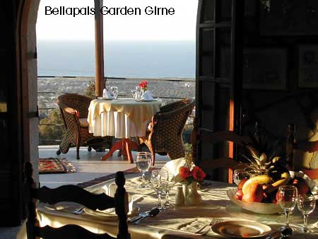 Restaurant des Hotel Bellapais Garden bei Girne in Nordzypern