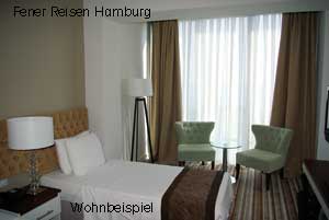 Zimmer im Hotel Denizkizi bei Girne in Nordzypern