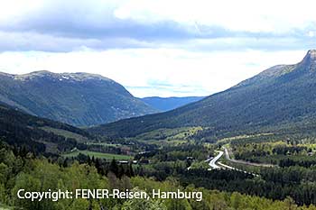 Gudbrandsdalen kurz hinter Lillehammer