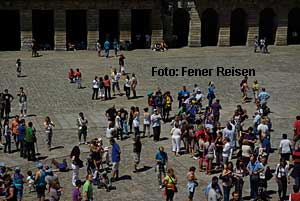 Ankommen in Santiago de Compostela