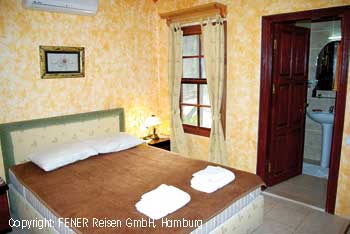 Schlafzimmer einer Doga/Sultan Villa