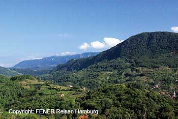 Die Küre Berge zwischen Kastamonu und Inebolu
